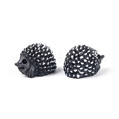 Миниатюрные украшения из синтетической смолы в виде ёжика&nbsp;AJEW-WH0606-67A