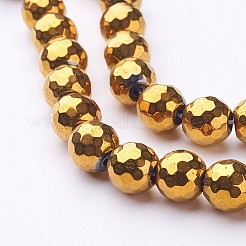 Немагнитные нити шарик синтетический гематит&nbsp;LS-G-D009-2