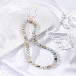 1 шт. ремешки для мобильного телефона из натурального амазонита&nbsp;AJEW-LP0001-50