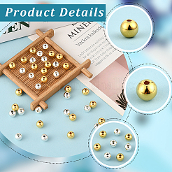 600шт 2 цвета пластиковые бусины ccb&nbsp;CCB-PA0001-04D