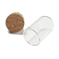 Украшение многоугольника из натурального аметиста со стеклянным куполом-клошом&nbsp;DJEW-B009-05I