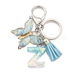 26 шт. брелок с кисточкой из прозрачной эпоксидной смолы&nbsp;KEYC-JKC01202-26