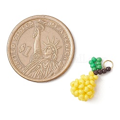 Подвески ручной работы из стеклянных бусин в форме груши&nbsp;PALLOY-MZ00486