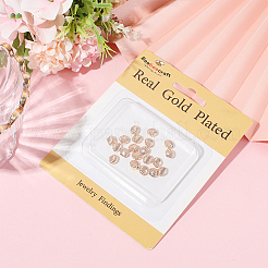 20 шт. латунные бусины с покрытием стойки&nbsp;KK-BBC0021-40