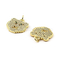 Подвески из латуни с покрытием из настоящего 18-каратного золота&nbsp;KK-B077-09G