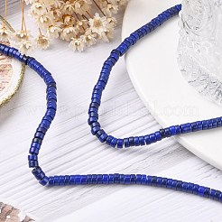 Синтетических нитей бирюзовые бусы&nbsp;TURQ-G110-4x2mm-05