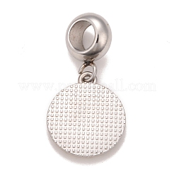 304 нержавеющая сталь хрустальные стразы европейские подвески-шармы&nbsp;STAS-F278-11P