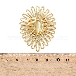 Регулируемые манжеты из нержавеющей стали 304 с открытыми кольцами для женщин&nbsp;RJEW-B155-03G