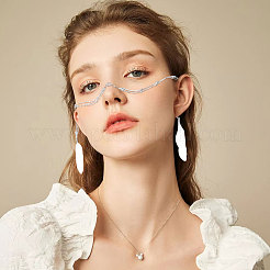 2 шт. железные цветочные цепочки для лица&nbsp;HJEW-CA00051