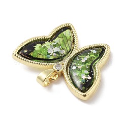 Латунные микро проложить кубического циркония подвески&nbsp;KK-F877-09G