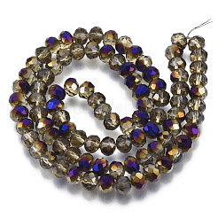 Гальванизируйте прозрачное стекло бисер нитей&nbsp;EGLA-A034-T6mm-F21