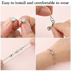 20 комплект магнитных застежек из сплава 2 цветов&nbsp;PALLOY-CJ0002-43