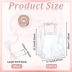 15 шт. подарочные пакеты из ПВХ на День святого Валентина&nbsp;ABAG-UN0001-09