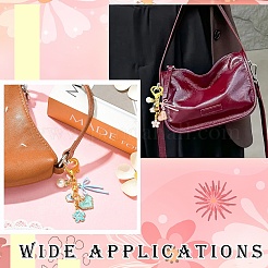 Подвесные украшения из сплава эмали&nbsp;HJEW-YW00282-01