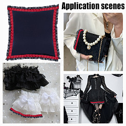 7.5 ярд двойной полиэстеровой кружевной отделки для украшения шитья&nbsp;OCOR-HY0001-51D