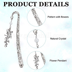 4 стиль закладка-крючок из сплава&nbsp;AJEW-DR00018