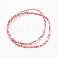 Стеклянные бусины с гальваническим покрытием &nbsp;EGLA-J144-FR-C02