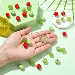 30шт 3 цвета бусины лэмпворк ручной работы&nbsp;LAMP-YW0004-25