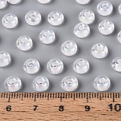 Внутри цветные прозрачные стеклянные бусины&nbsp;SEED-T009-01L