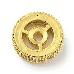 Латунные микропаве из прозрачного кубического циркония&nbsp;KK-G493-30C-G