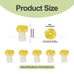 1 нить бусины лэмпворк ручной работы&nbsp;LAMP-TA0001-84F