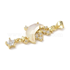 Латунные микро проложить кубического циркония подвески&nbsp;KK-L239-043G