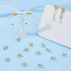 Фурнитура для сережек-гвоздиков из латуни и открытые соединительные кольца&nbsp;KK-HS0001-79