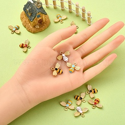 20шт 4 цвета сплава эмалевые подвески&nbsp;ENAM-YW0001-91