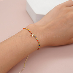 Браслеты с подвесками из латуни в богемном стиле&nbsp;JG3497-1