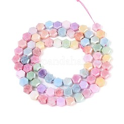 Антикоррозийные гальванические стеклянные бусины&nbsp;GLAA-T028-6mm-02M