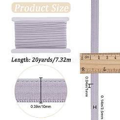20 ярд плоского полиэстерового нескользящего эластичного шнура&nbsp;OCOR-GF0003-79A