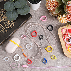 5 шт. 5-х цветные резиновые ремешки&nbsp;DIY-GF0008-39C