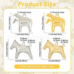 Подвески из сплава 4 шт.&nbsp;FIND-YW0011-61