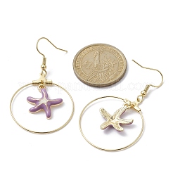 Сплав болтающиеся серьги&nbsp;EJEW-JE05349