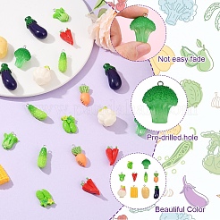 30шт 10 стиля подвески из смолы&nbsp;RESI-YW0004-20