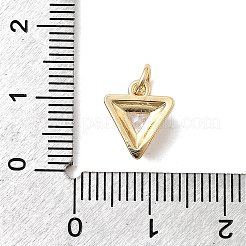 Латунные микро проложить кубического циркония подвески&nbsp;KK-H089-10A-G