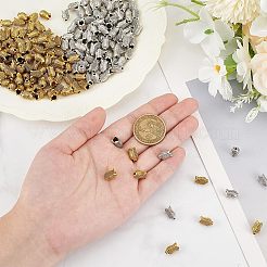 100 шт. 2-х цветные колпачки для бусин в тибетском стиле&nbsp;FIND-GO0003-12