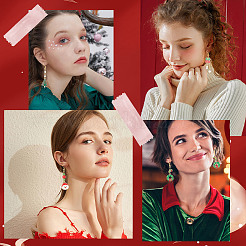 Набор для изготовления рождественских сережек&nbsp;DIY-SC0021-83