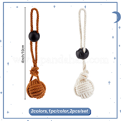 2 шт. хлопковая подвеска-украшение&nbsp;HJEW-DR00070