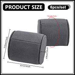 6 шт. фланелевая ткань из микрофибры&nbsp;AJEW-PH0007-36A