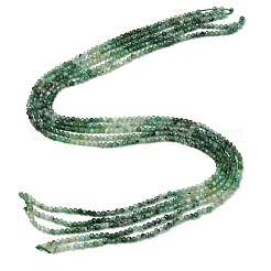 Натуральные изумрудные бисерные пряди&nbsp;G-Z106-A02-3mm-01