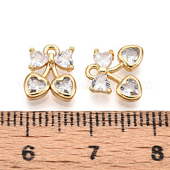 Латунные микро проложить кубического циркония подвески&nbsp;KK-N261-94B-G