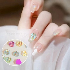 Кабошоны из смолы с принтом кошачьей лапы&nbsp;RESI-CJ0002-91