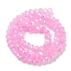 Запекание гальванических нитей стеклянных бусин&nbsp;LS-DGLA-A039-J10mm-B18