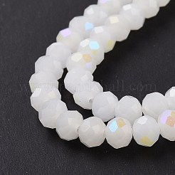 Стеклянные бусины с гальваническим покрытием &nbsp;EGLA-A034-J2mm-L08