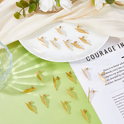 20 шт. фурнитура для сережек-гвоздиков из нержавеющей стали 304&nbsp;STAS-DC0017-05