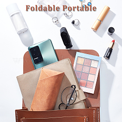 4 шт. 4-цветный чехол для очков из искусственной кожи pu&nbsp;AJEW-OC0002-88