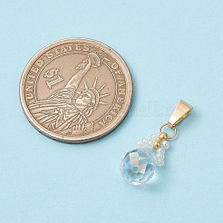 Стеклянные подвески из бисера&nbsp;PALLOY-MZ00590-03