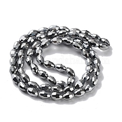 Стеклянные бусины с гальваническим покрытием &nbsp;GC881Y-2