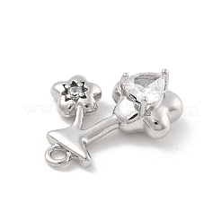 Латунные микро проложить кубического циркония подвески&nbsp;KK-D283-15P